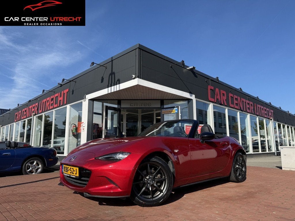 Mazda MX-5 1.5 SkyActiv-G 131 S unieke nette cabriolet!, Auto's, Gebruikt, Euro 6, 4 cilinders, Cabriolet