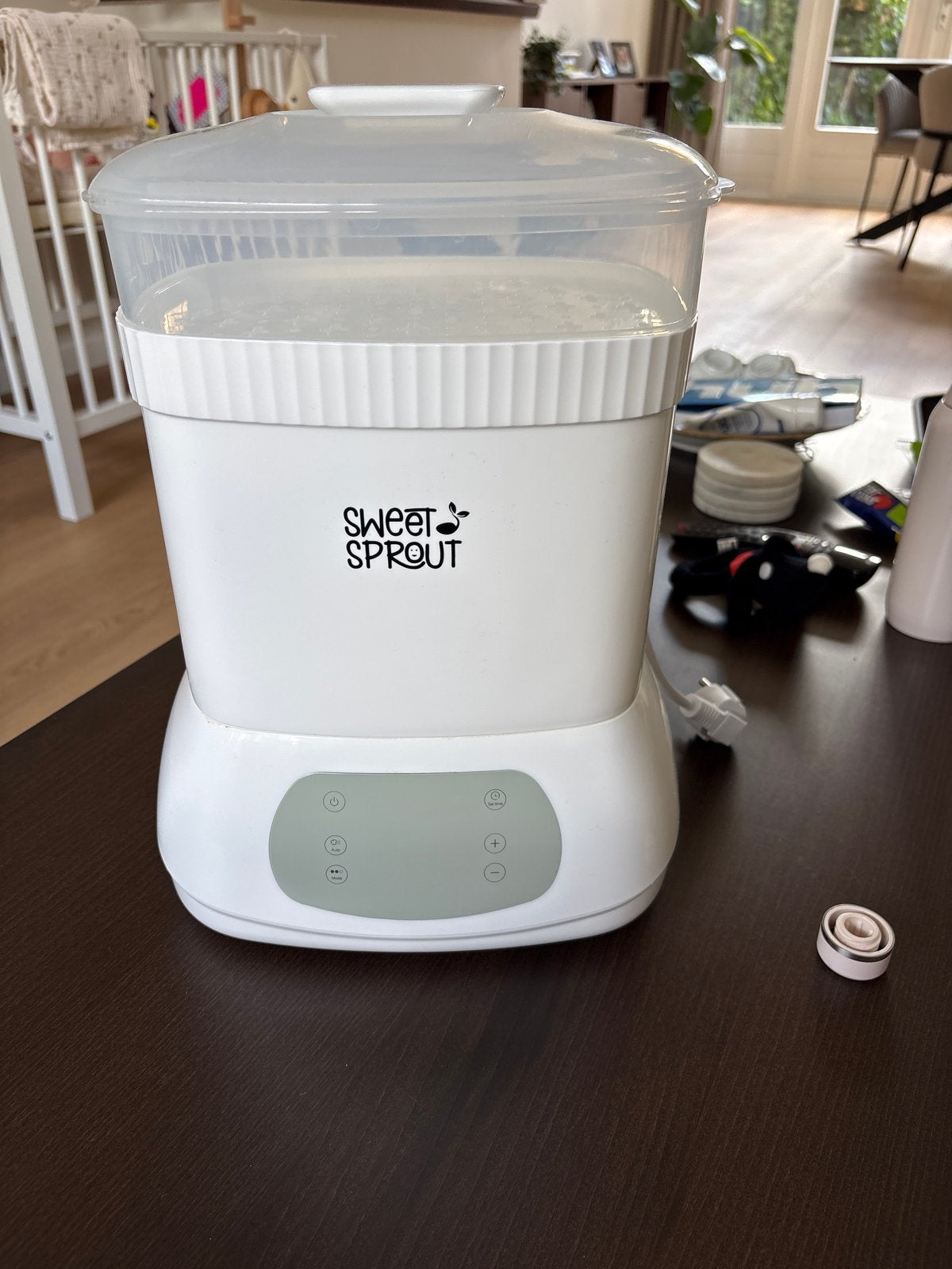 Sweet Sprout flessensterilisator en voedselstomer, Ophalen, Gebruikt