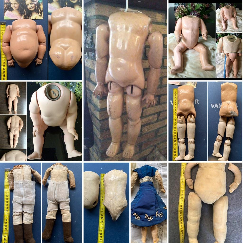 🌿 Pop , “ VERSCHILLENDE ANTIEKE EN OUDE POPPENLIJVEN”🌿, Verzenden
