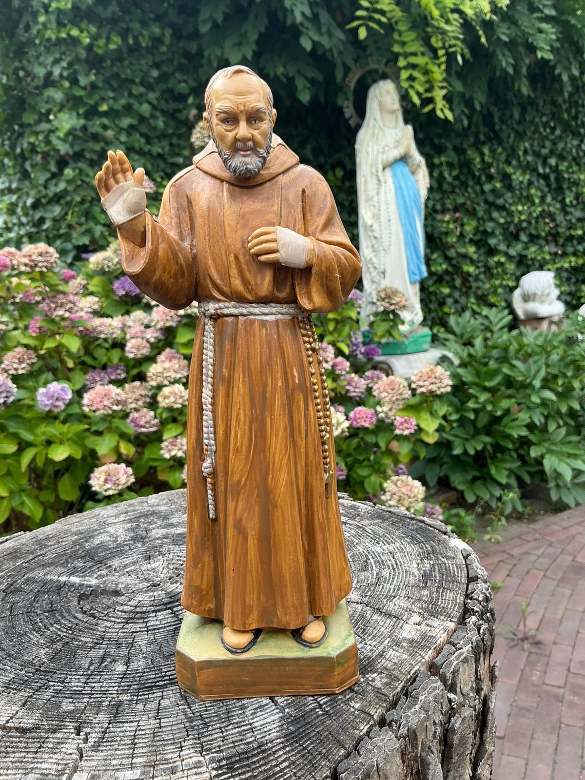 Mooi heiligenbeeld ❤️ Pater Pio, Antiek en Kunst, Ophalen of Verzenden