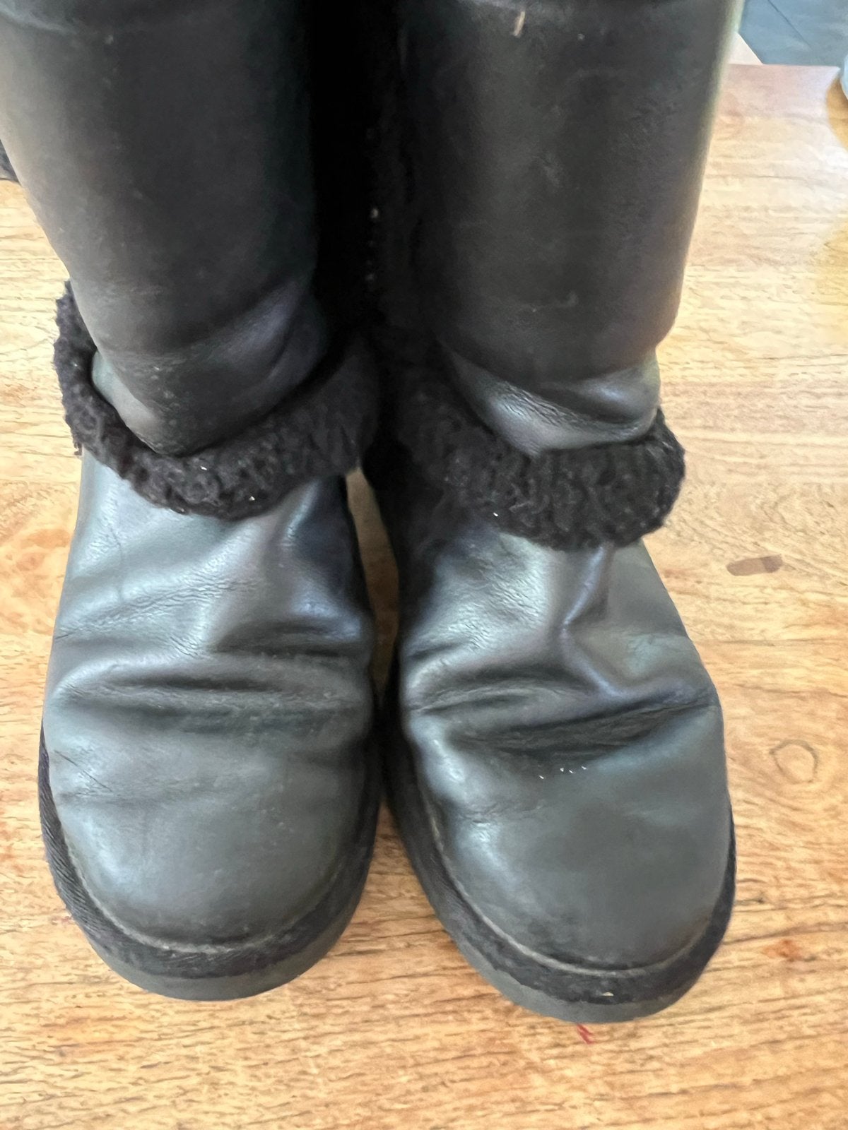 Zwarte UGG laarzen maat 40, Ophalen, Gedragen, Zwart, Lage of Enkellaarzen