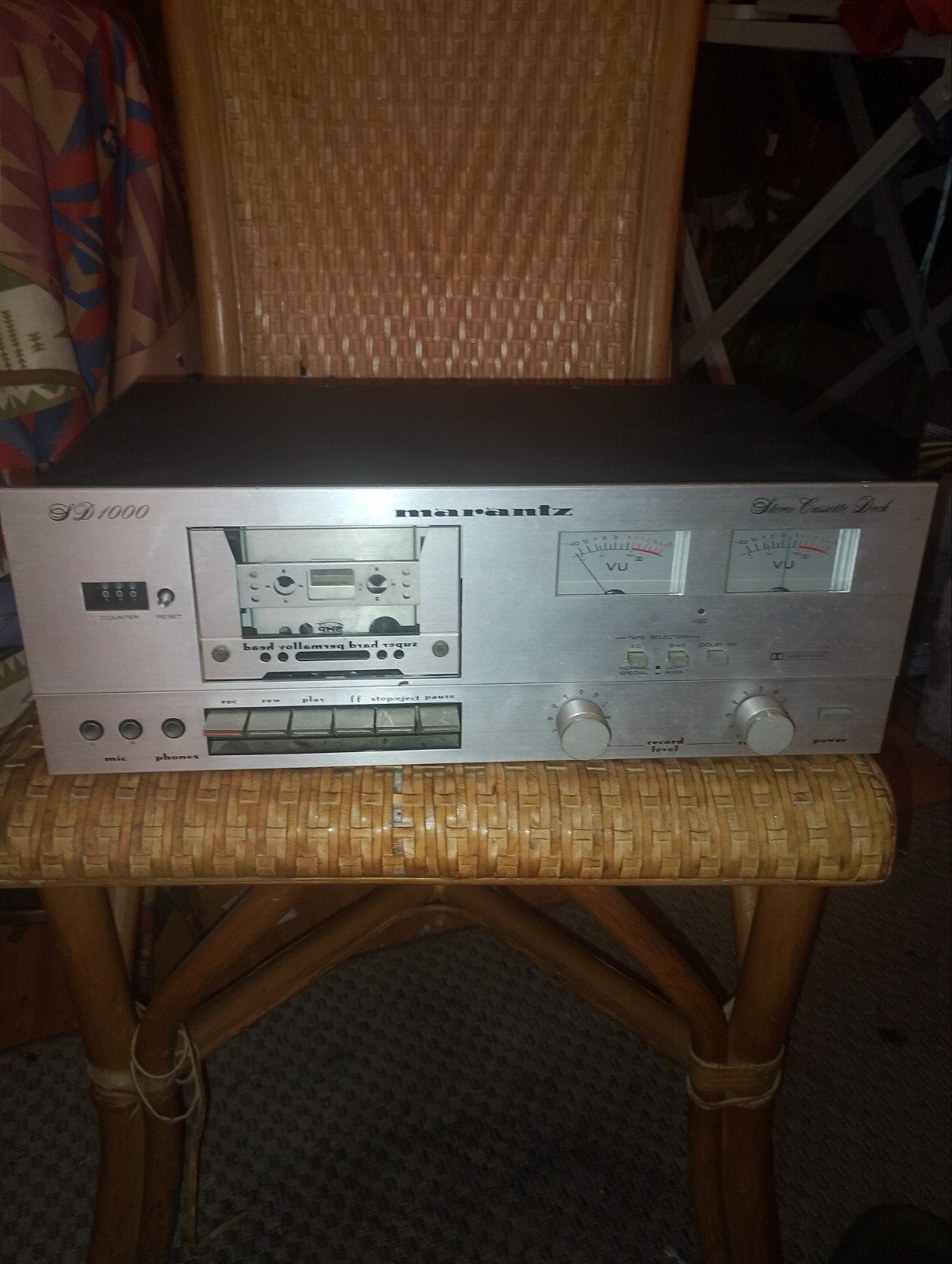 Marantz SD1000 Stereo Cassette Deck - Vintage Audiophile, Ophalen, Enkel, Marantz, Tape counter