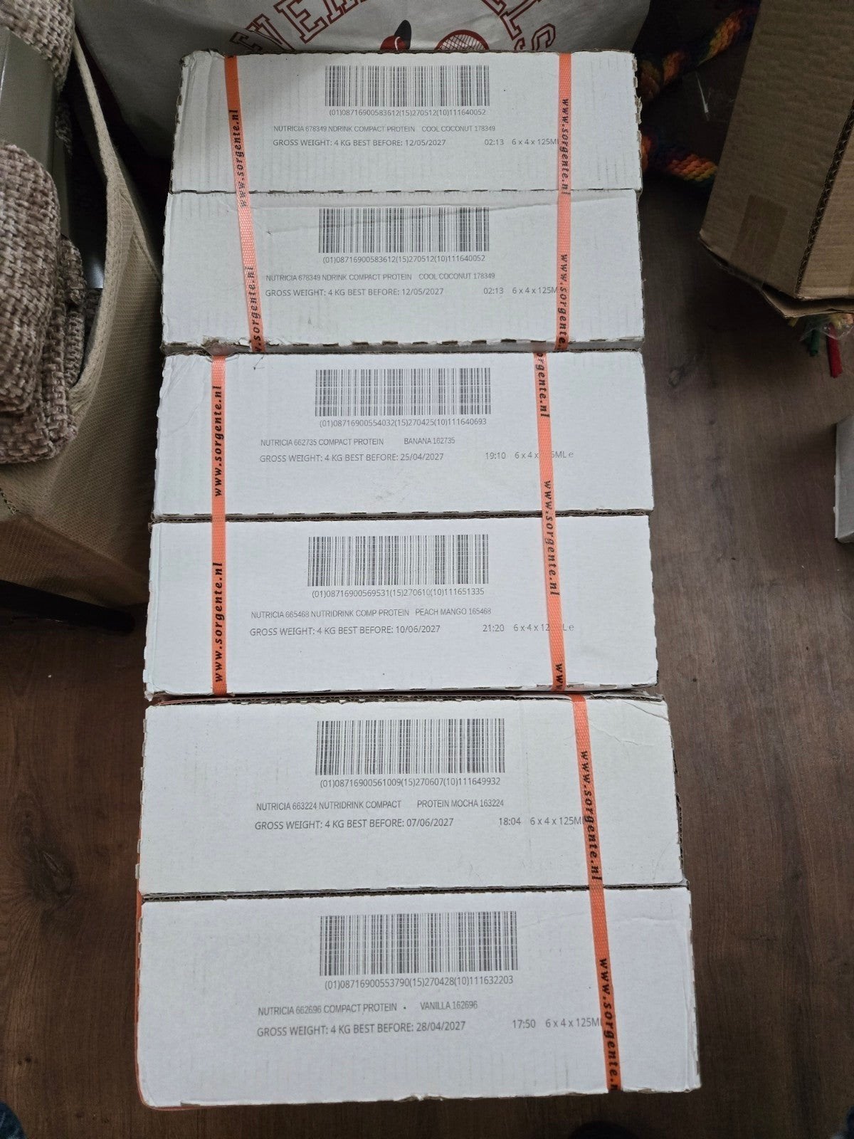 nutricia   proteïne compact shakes, Ophalen of Verzenden, Nieuw, Poeder of Drank