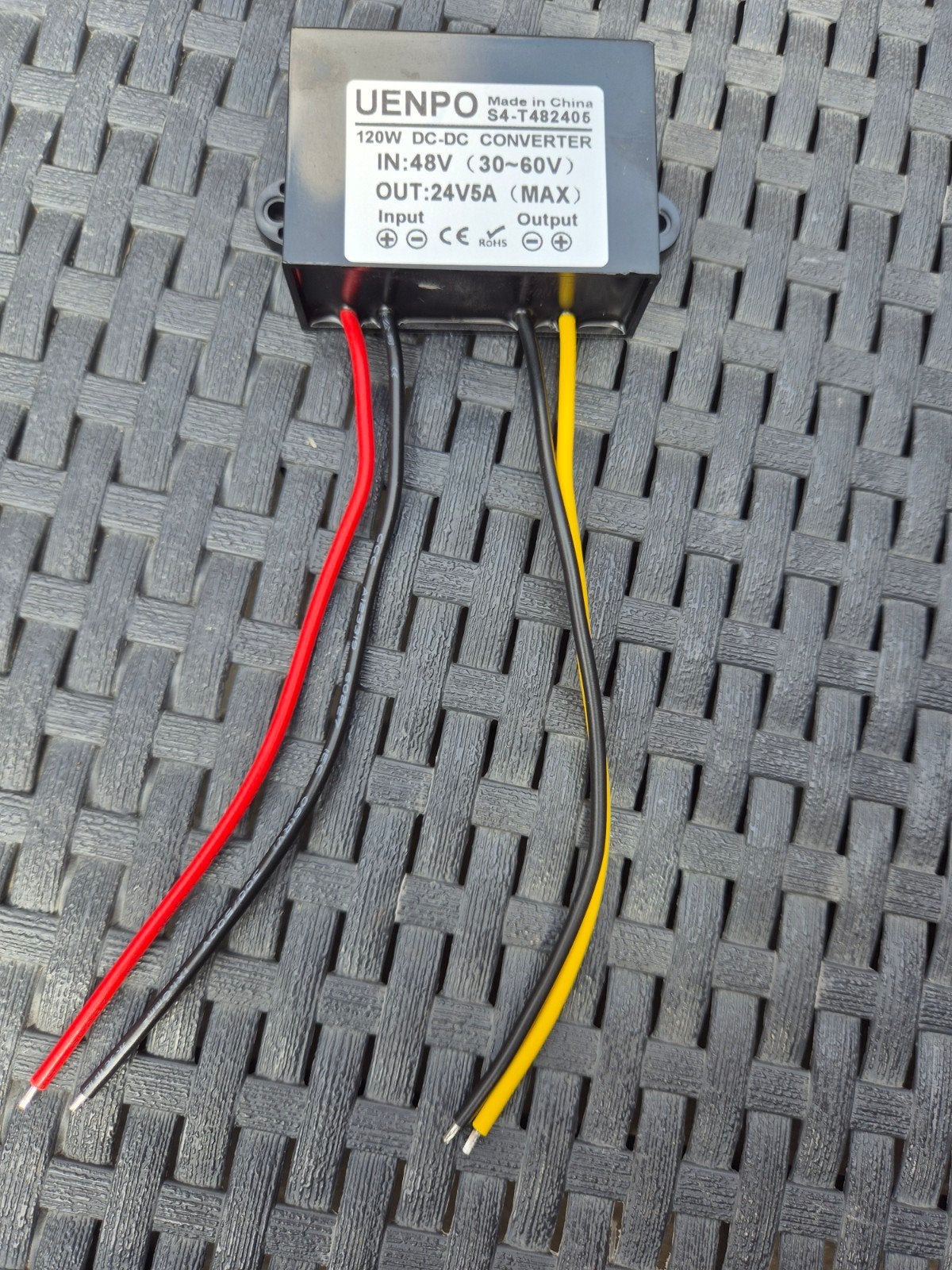 UENPO 120W DC-DC Converter 48V naar 24V 5A, Audio, Tv en Foto, Converters, Ophalen of Verzenden