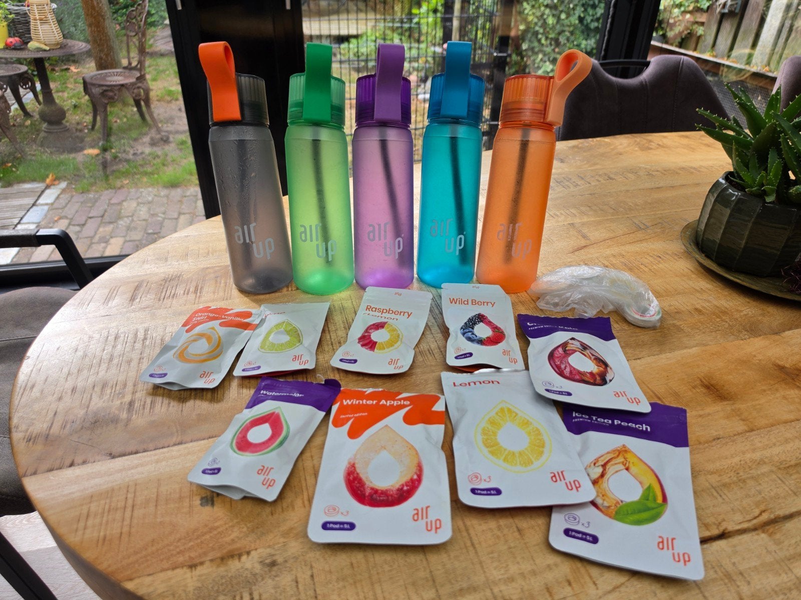 Air Up flessen en pods - Diverse kleuren en smaken, Kunststof, Ophalen of Verzenden, Meerkleurig, Overige merken