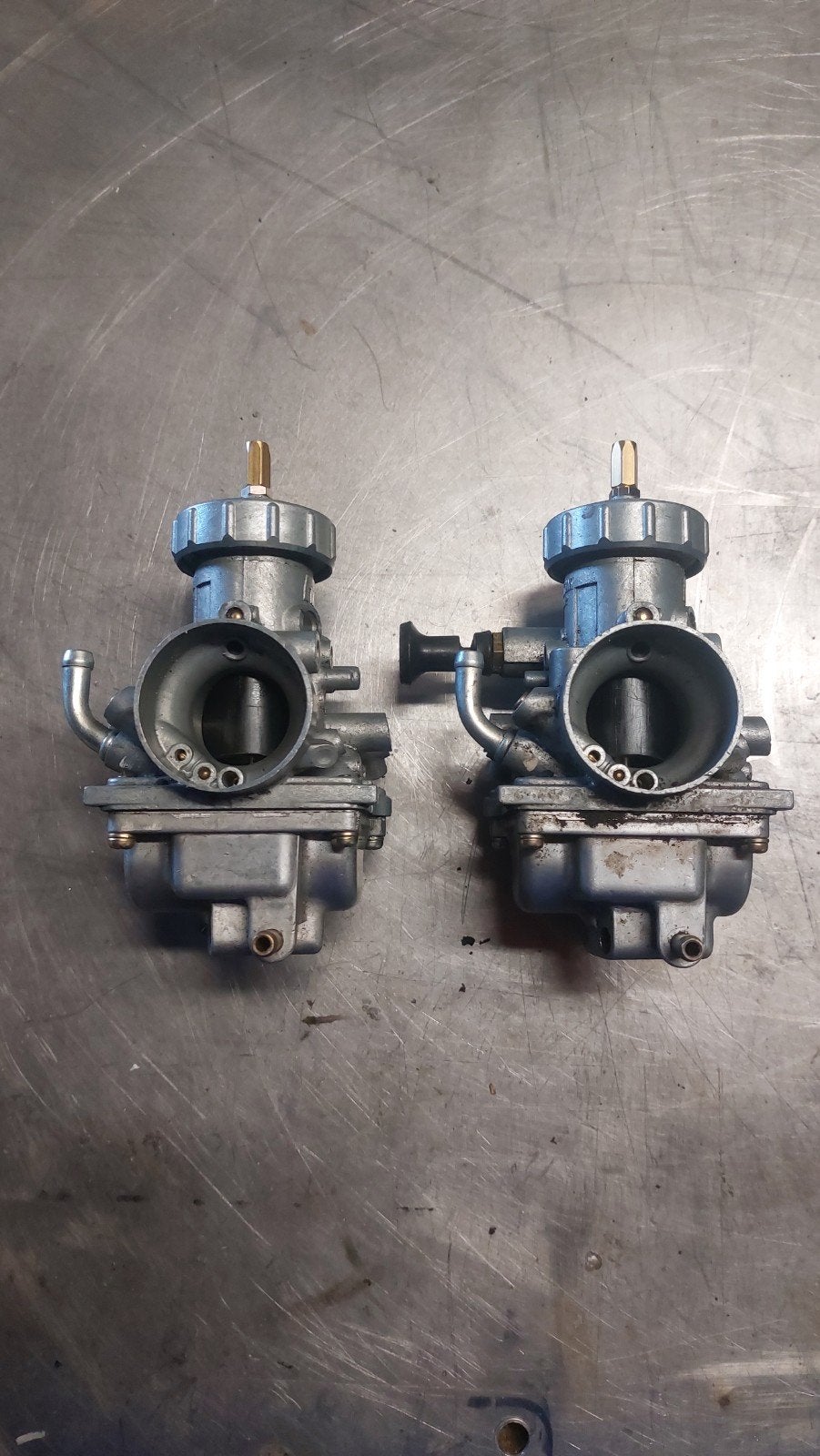 Yamaha rd carburateurs, Ophalen