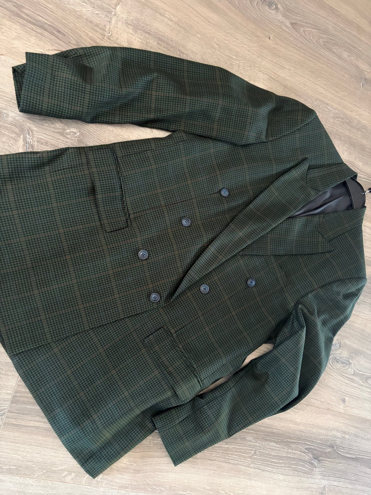 Stamford Custom Tailor Geruite Blazer Maat L, Kleding | Heren, Ophalen of Verzenden, Zo goed als nieuw, Groen