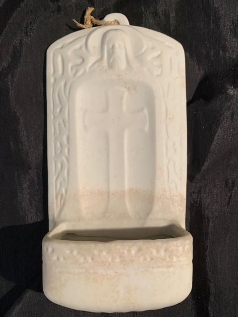 art deco porseleinen wijwaterbakje, Antiek en Kunst, Ophalen of Verzenden