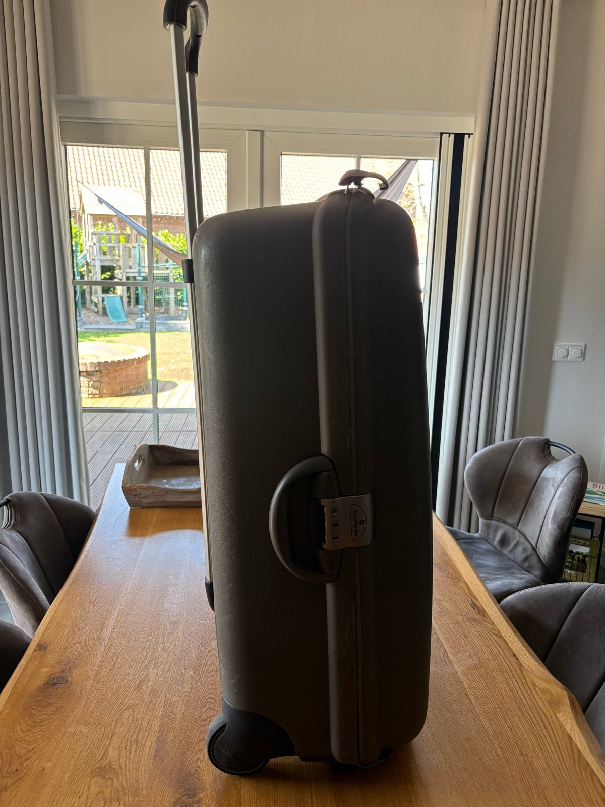 Samsonite Reiskoffer - Stevige Hardcase Koffer, Ophalen, 40 tot 60 cm, Gebruikt, 20 tot 30 cm