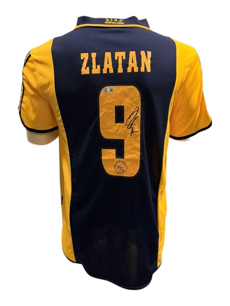 Zlatan Ibrahimovic AFC Ajax 00/01 gesigneerd Uit Shirt, Verzamelen, Sportartikelen en Voetbal, Soccersignings.nl, Shirt, Nieuw