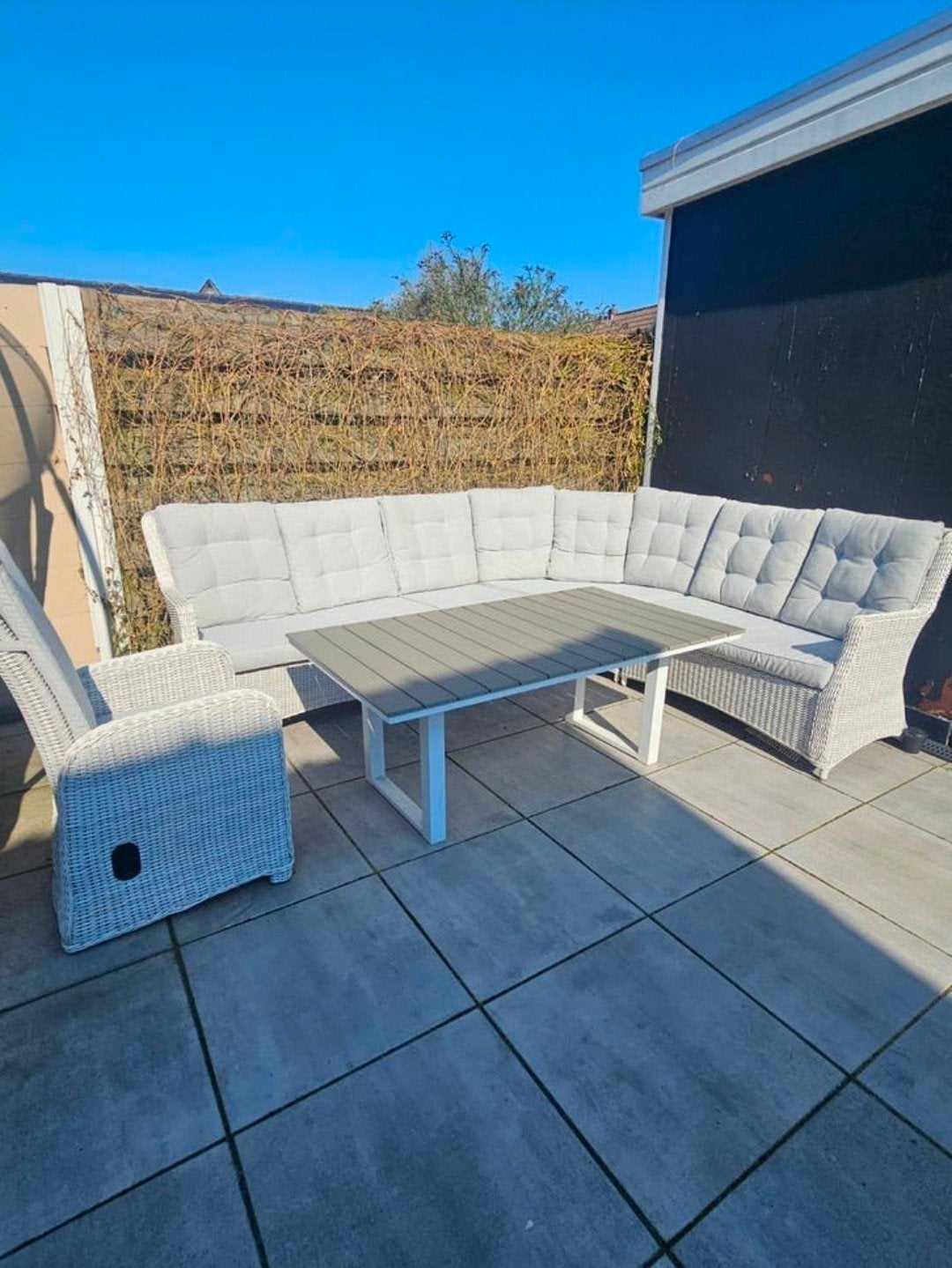 Intenso milano loungeset hoekbank tuinset en tafel bellagio, Ophalen, Stoel