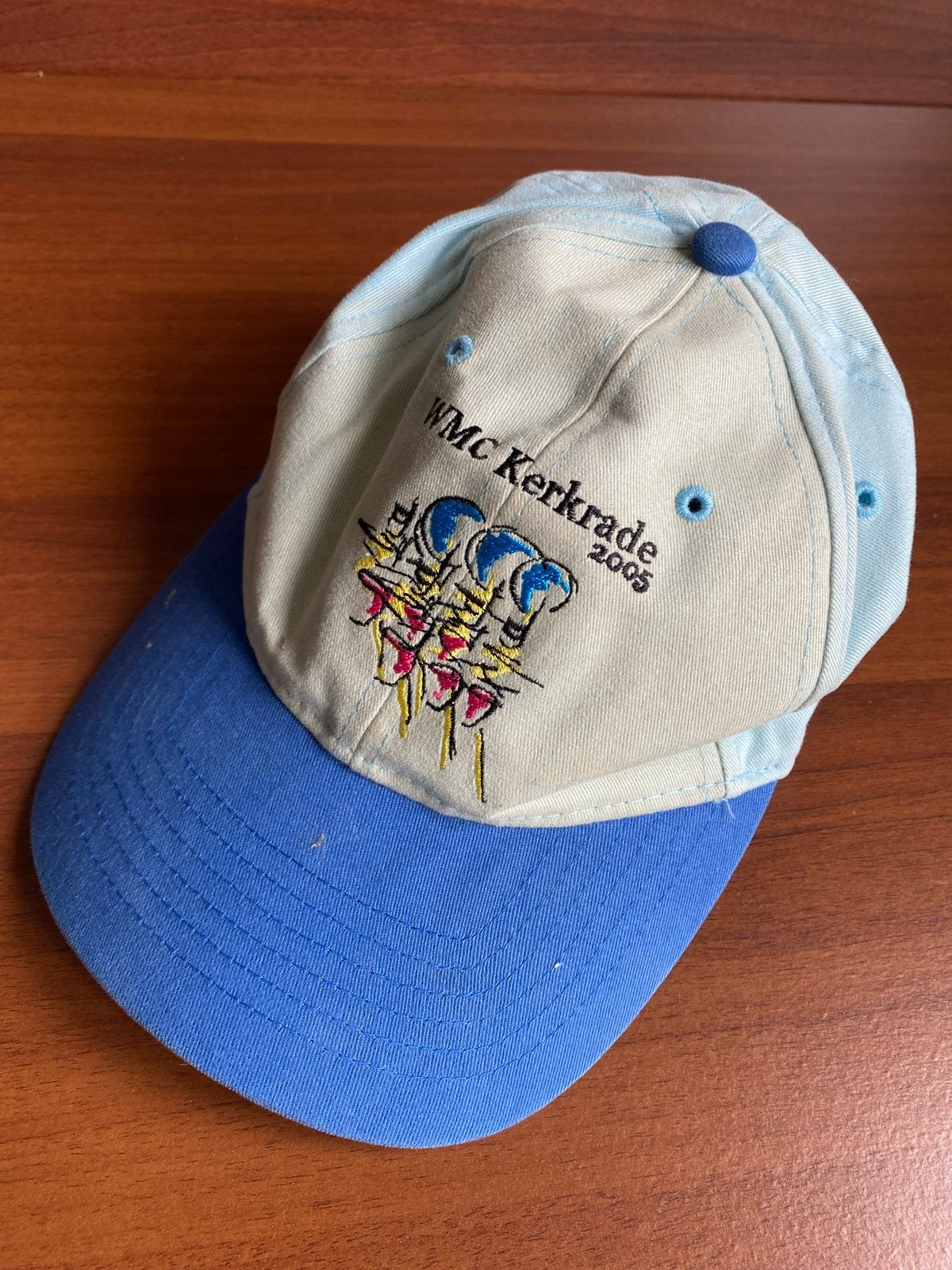 WMC Kerkrade 2005 Pet - Lichtblauw/Blauw, Ophalen of Verzenden, Gedragen, One size fits all, Pet