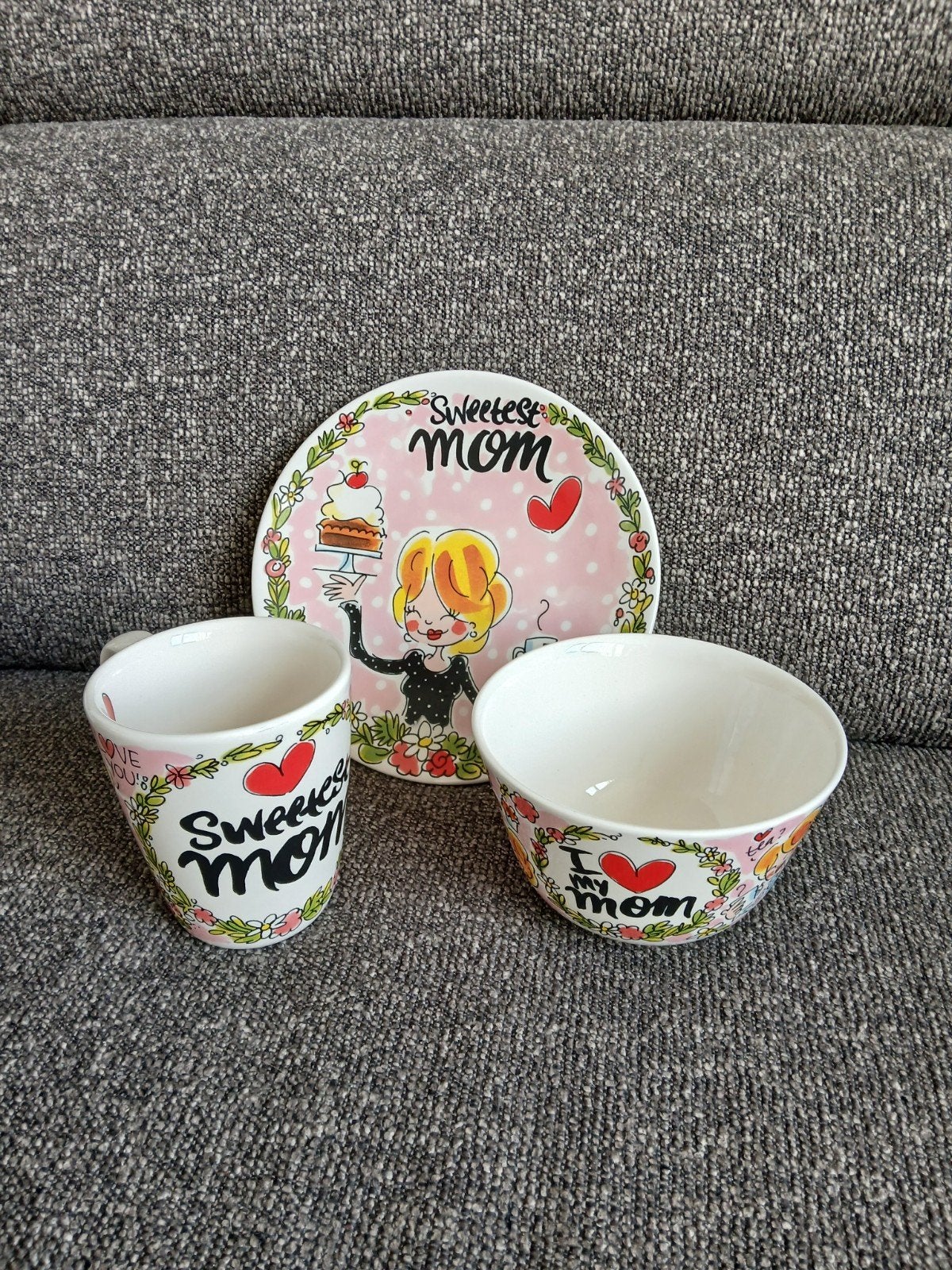 Blond Amsterdam Sweetest Mom 3-delige set (nieuw), Ophalen of Verzenden, Nieuw, Aardewerk, Blond Amsterdam
