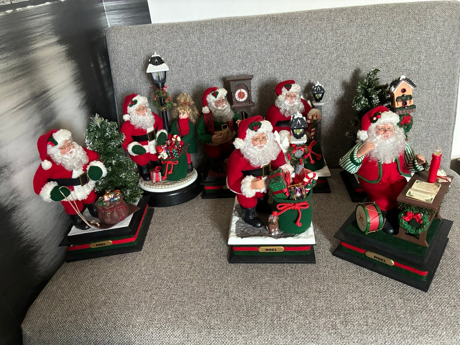 7 holiday creations kerstmannen in 1 koop, Diversen, Ophalen, Gebruikt
