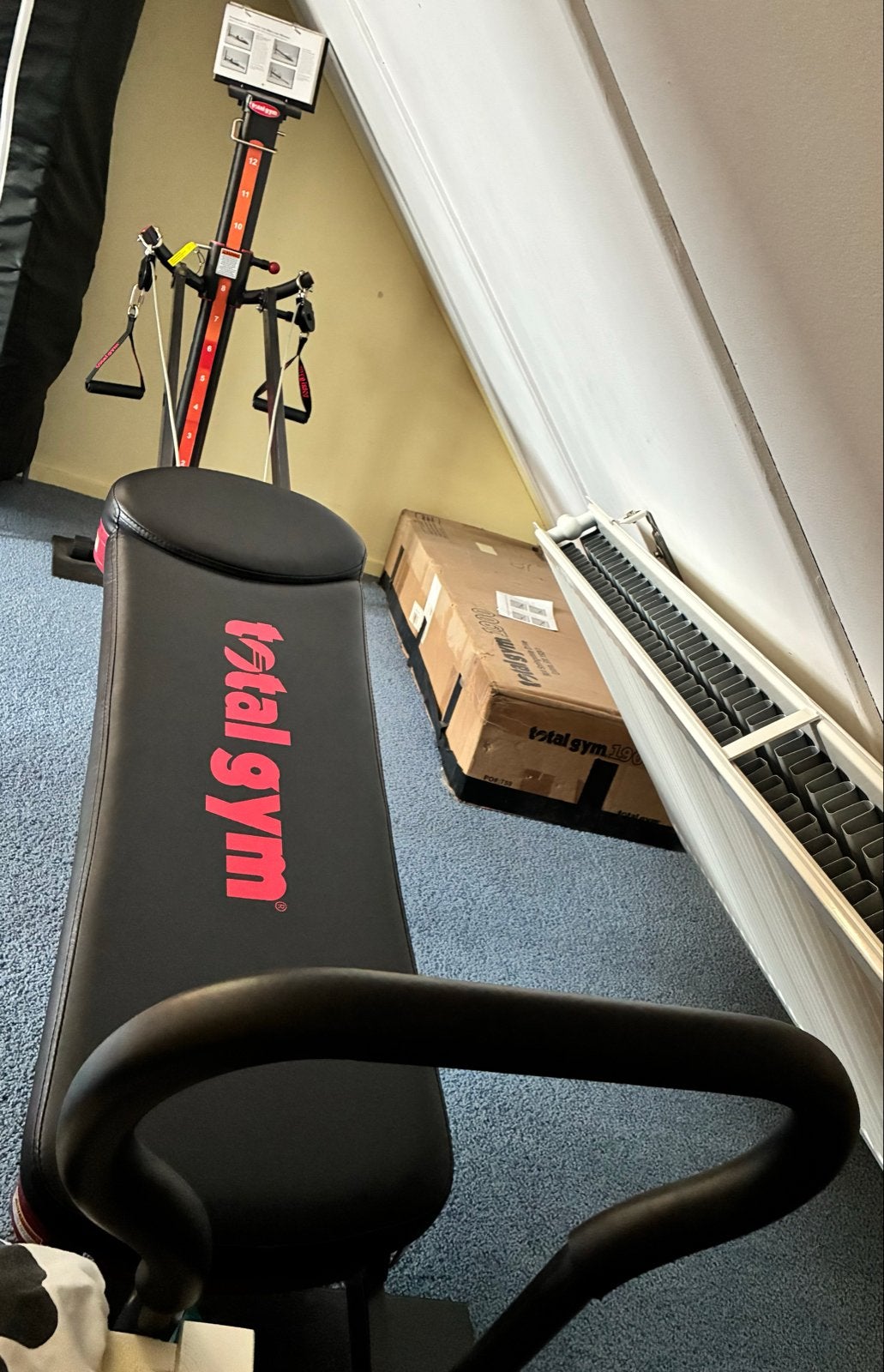 Total Gym 1900 Home Gym met 12 Weerstandsniveaus, Ophalen, Zo goed als nieuw, Armen, Overige typen