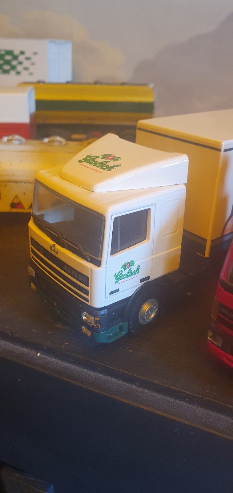 tekno lion 1op50 modellen, Hobby en Vrije tijd, Modelauto's | 1:50, Ophalen of Verzenden, Zo goed als nieuw, Bus of Vrachtwagen
