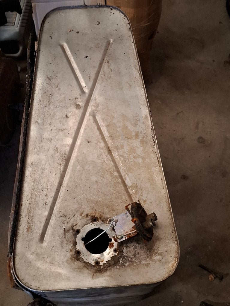 RVS brandstoftank Reliant Scimitar GTE se5/5a, Ophalen, Gebruikt, Reliant, Reliant