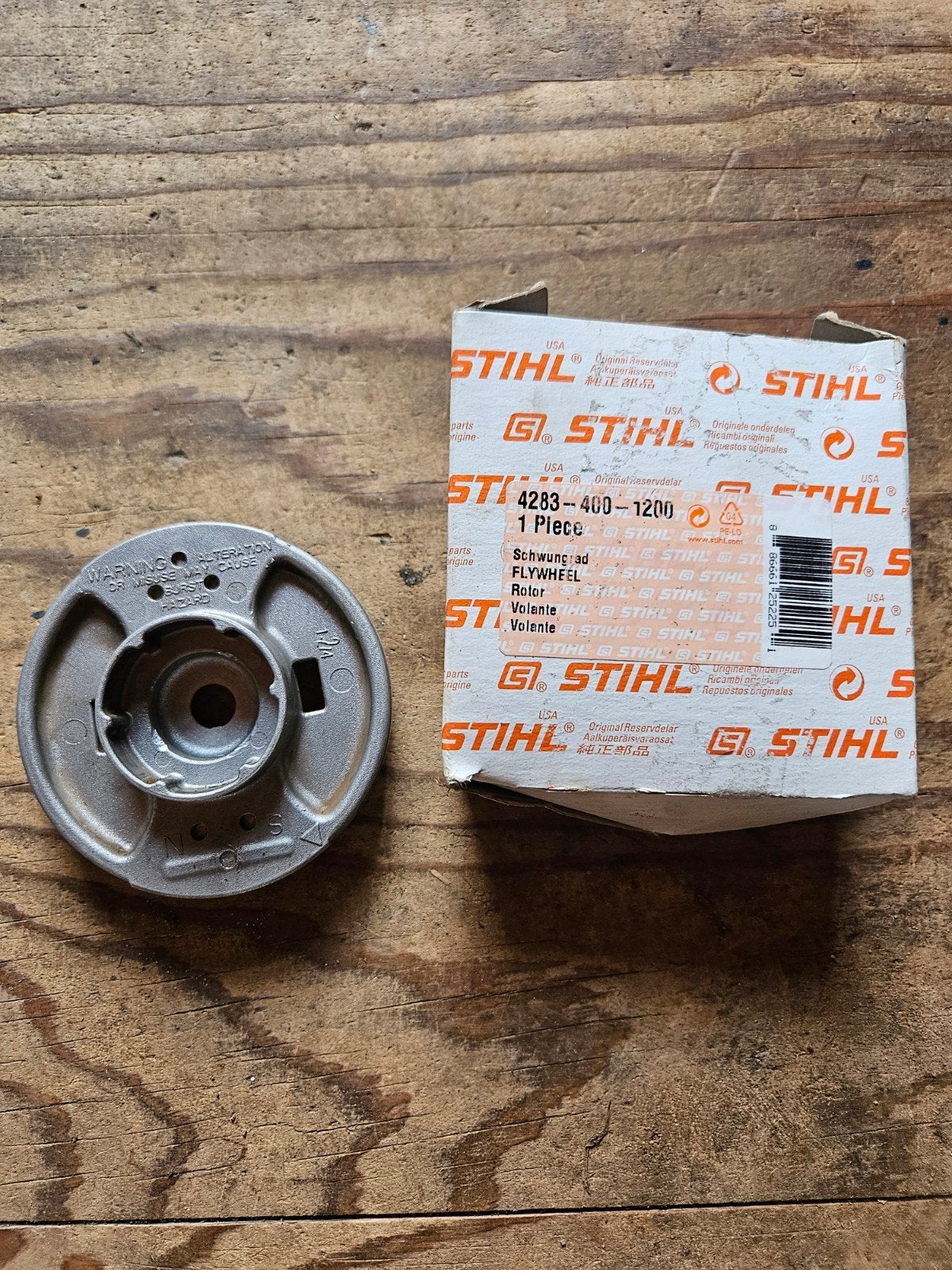 Stihl BR800 vliegwiel, Ophalen of Verzenden, Stihl, Benzine, Ruggedragen