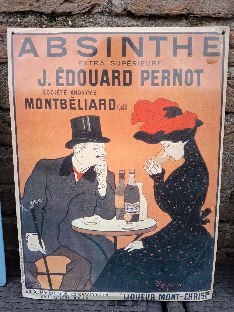 Reclamebord Absinthe, Ophalen of Verzenden, Nieuw, Reclamebord