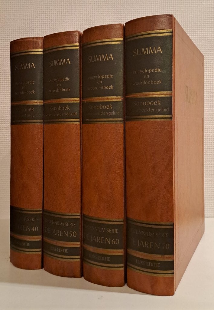 Sonoboeken 4 Delen Summa Luxe Editie, Complete serie, Ophalen of Verzenden, Zo goed als nieuw, Algemeen