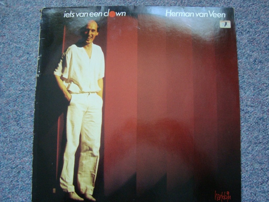 Herman van veen iets van een clown, Ophalen of Verzenden, Zo goed als nieuw, 12 inch, Levenslied of Smartlap