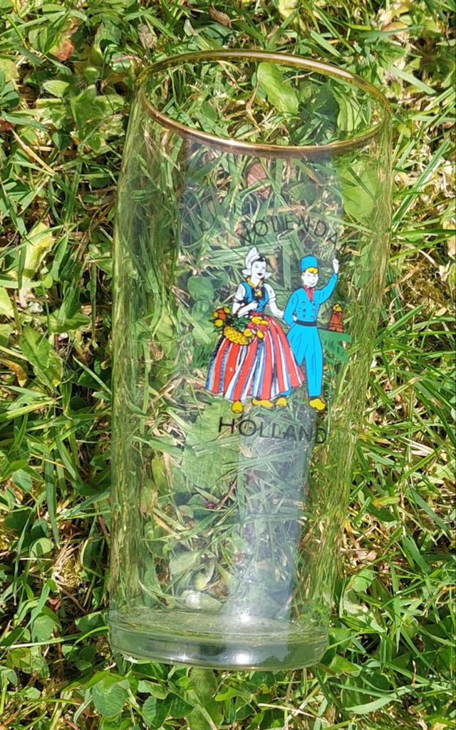 Vintage limonade glas, Antiek en Kunst, Ophalen of Verzenden