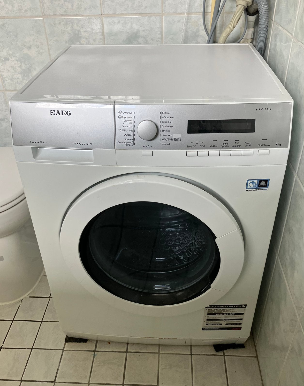 AEG Lavamat Protex 7 kg wasmachine, Witgoed en Apparatuur, Wasmachines, Ophalen, Gebruikt, 85 tot 90 cm, 1200 tot 1600 toeren