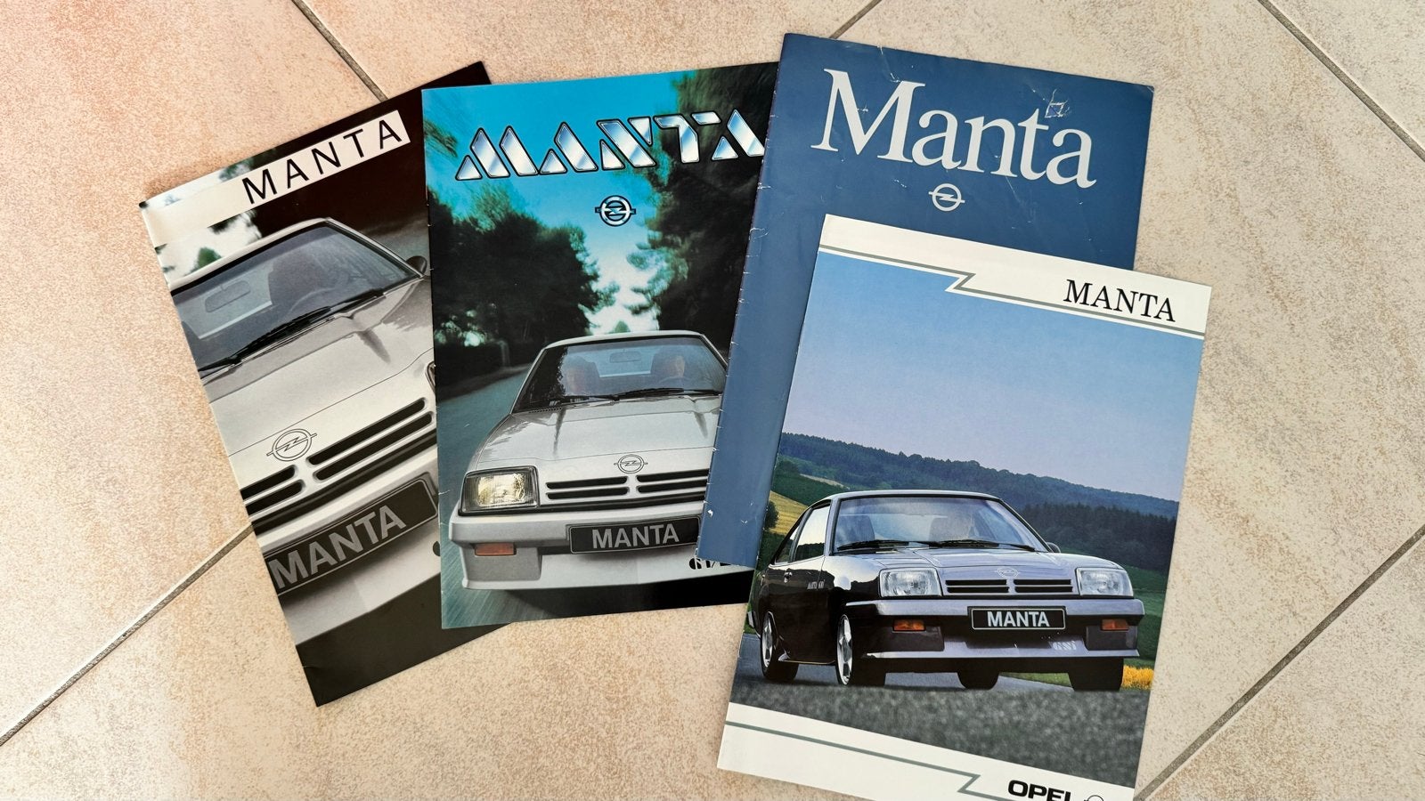 Diverse Opel brochures: Manta, Corsa, Calibra, Vectra, Ophalen of Verzenden, Gelezen, Opel