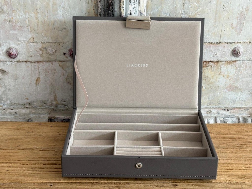 Stackers Classic Medium sieradenbox - Mink, Ophalen of Verzenden, Zo goed als nieuw, Bruin