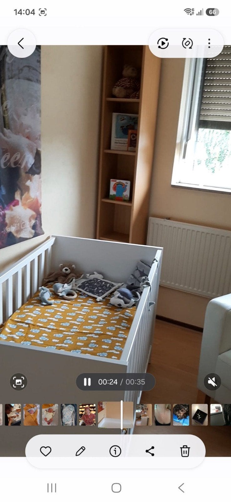 baby bedje compleet, Ophalen, Zo goed als nieuw, Ledikant