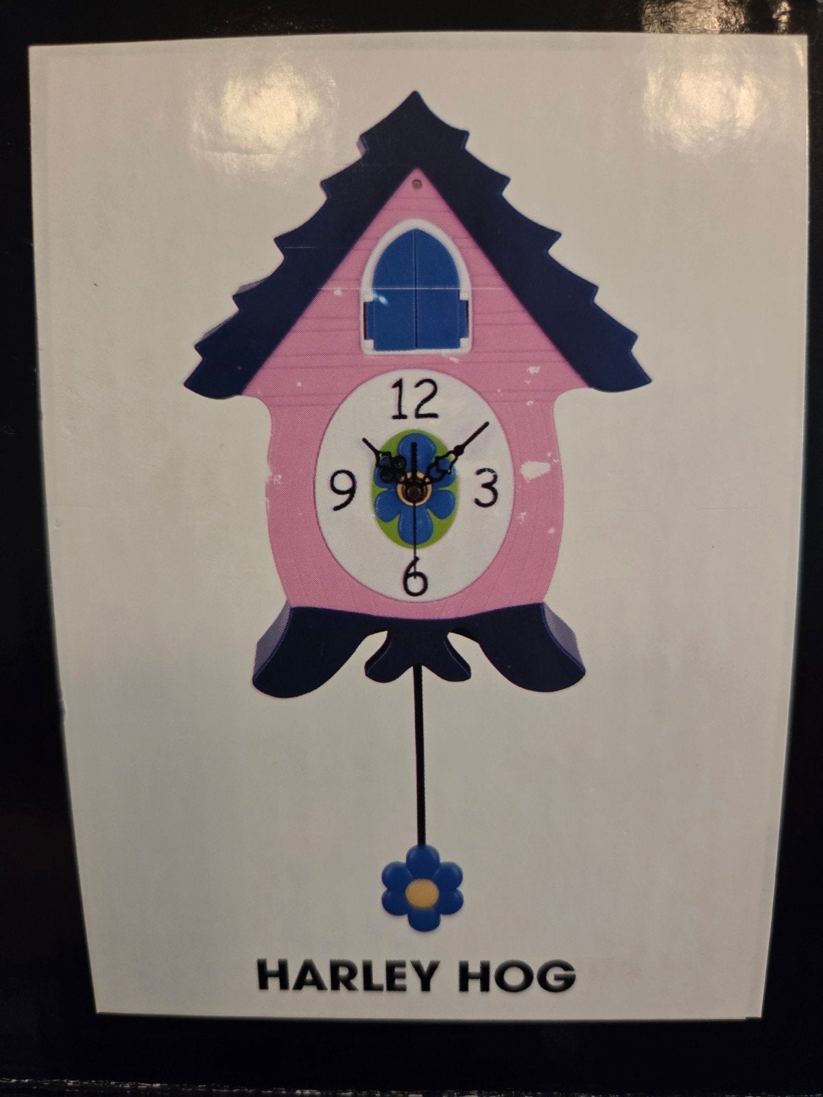Nieuwe Harley Hog Koekoeksklok - Roze/Blauw, Ongeopend, Ophalen of Verzenden