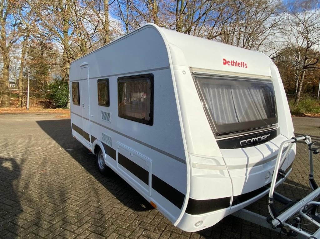 Dethleffs Camper 460 QR 2013, Caravans en Kamperen, Caravans, Rondzit, Dwarsbed, Particulier, 5 tot 6 meter