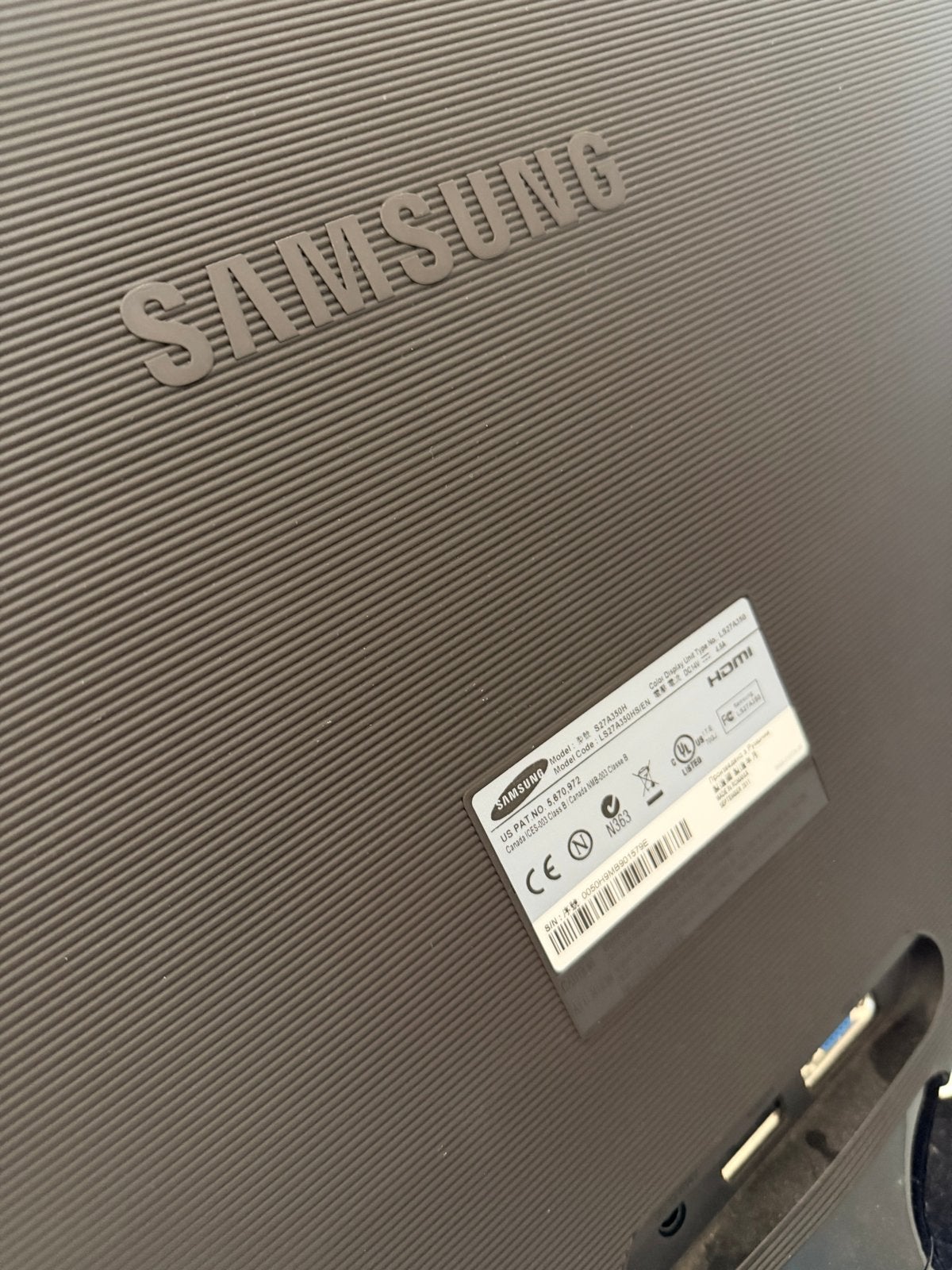 Samsung SyncMaster SA350 27 inch monitor, Full HD, Ophalen of Verzenden, Onbekend, LED