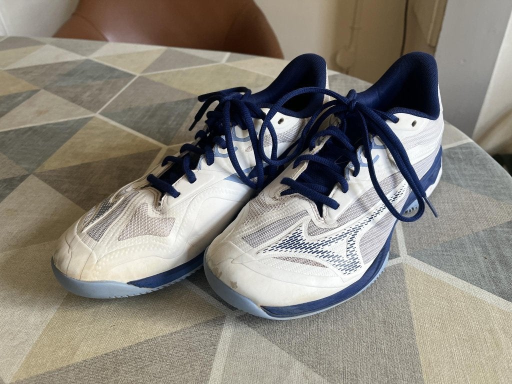 Mizuno tennisschoenen (maat 40.5, Wave Exceed Light 2), Sport en Fitness, Overige merken, Gebruikt, L00, Schoenen