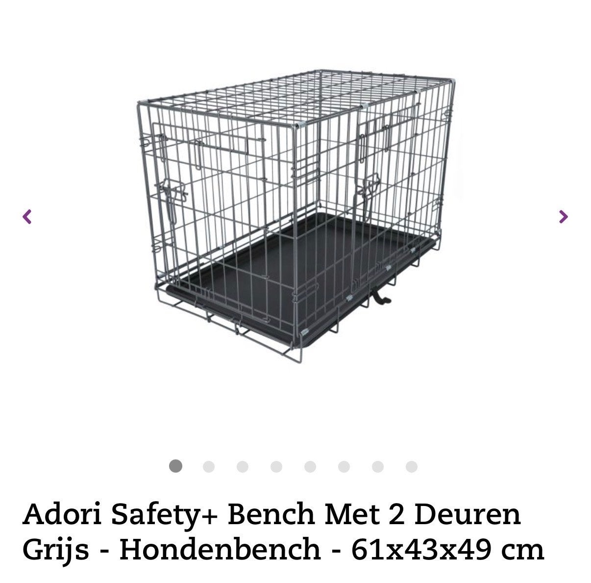 Adori Safety + bench maat s + District 70 bench hoes cover, Dieren en Toebehoren, Ophalen, Zo goed als nieuw
