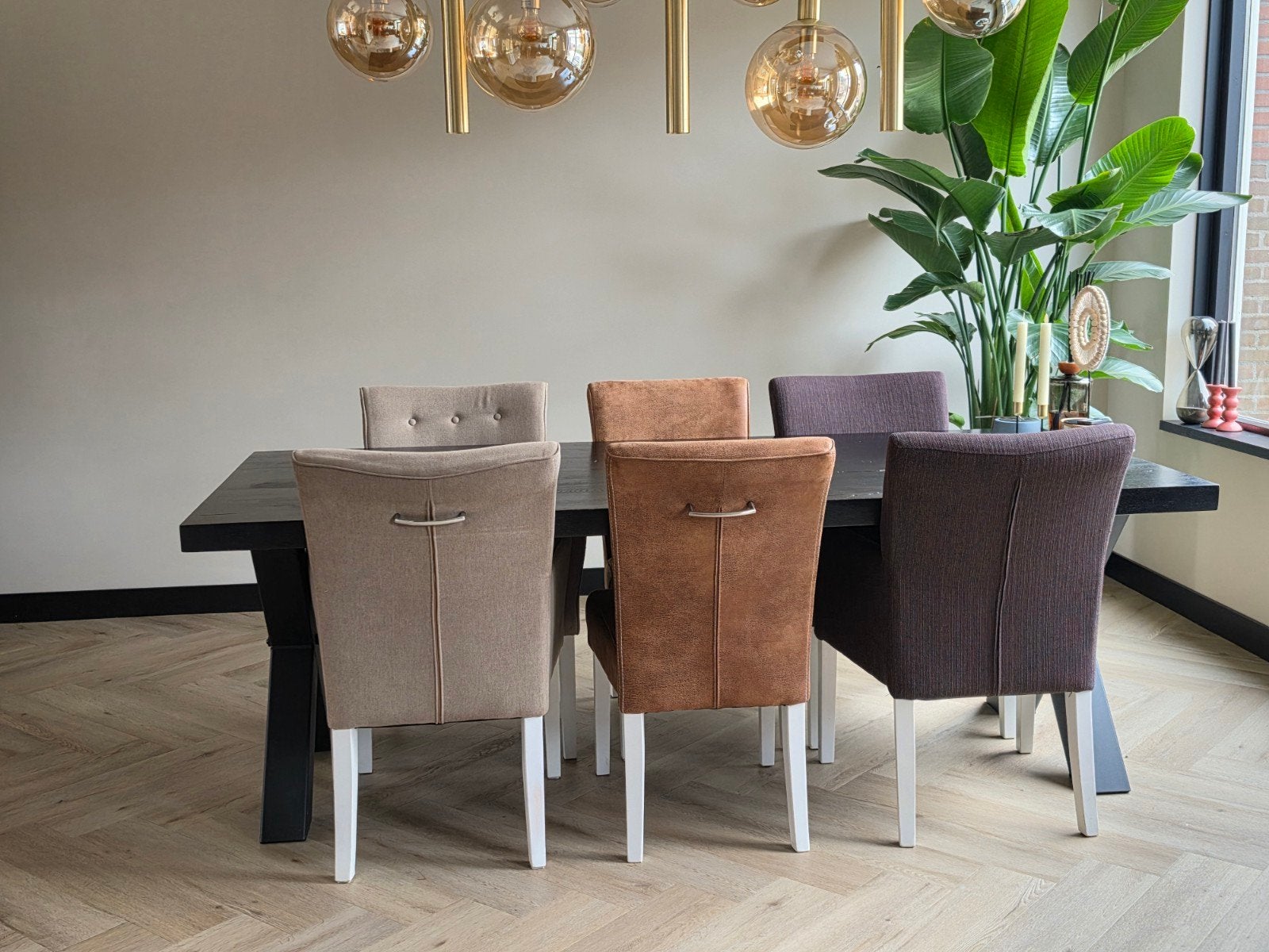 6 Pronto wonen eetkamerstoelen | Uitstekende staat |, Huis en Inrichting, Complete eetkamers, Ophalen, Zo goed als nieuw, 4 tot 6 stoelen
