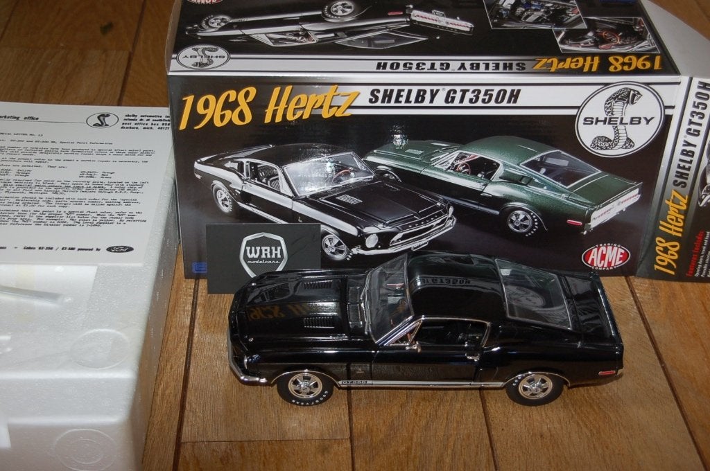 1:18 FORD MUSTANG GT350H SHELBY HERTZ ACME boxed WRH, Verzenden, Zo goed als nieuw, Auto, Overige merken