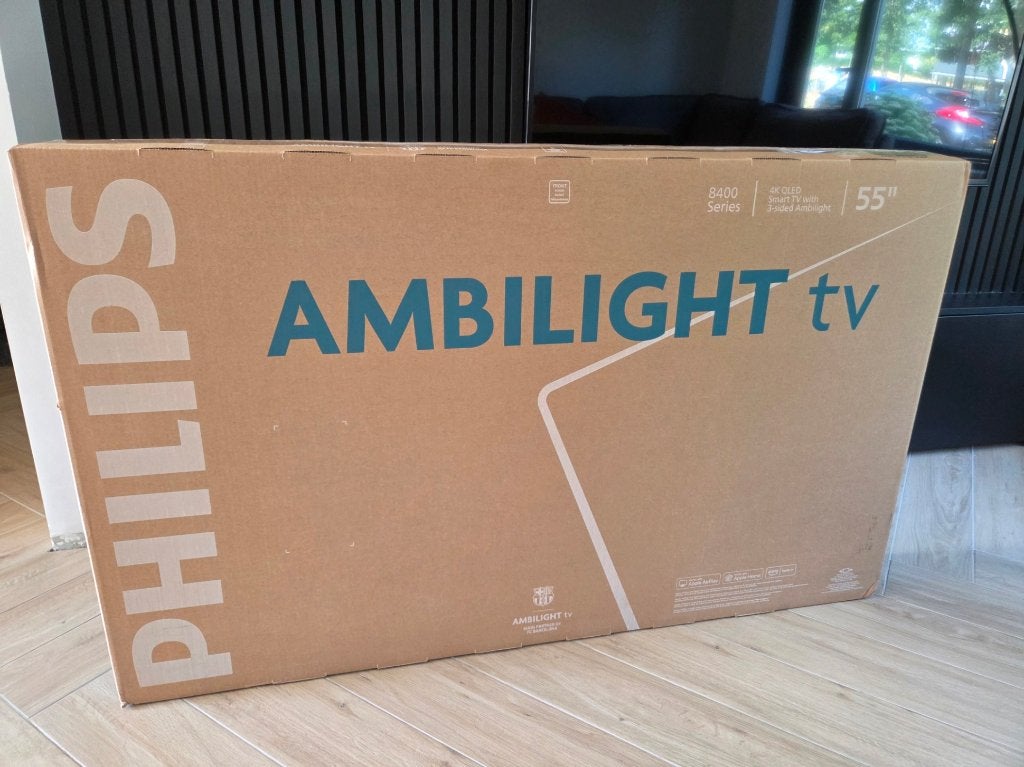 Philips Ambilight 4K QLED8400 55", Ophalen, Philips, QLED, 50 Hz