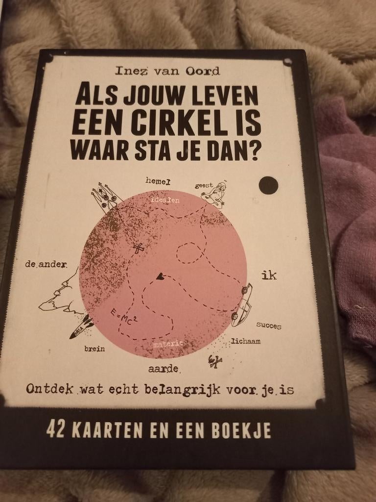 Als jouw leven een cirkel is waar sta je dan? Kaartenbox, Ophalen of Verzenden, Zo goed als nieuw, Mode algemeen, Inez van Oord