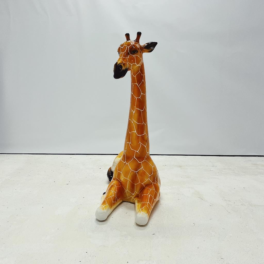Giraffe Beeld Keramiek, Verzamelen, Beelden en Beeldjes, Ophalen, Nieuw, Dier