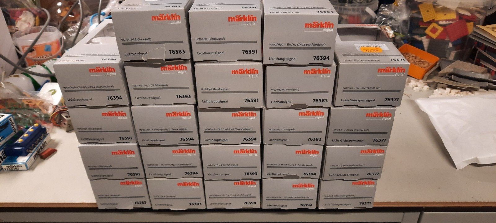dik 200 marklin lege dozen, Wisselstroom, Gebruikt, Wagon, Ophalen of Verzenden