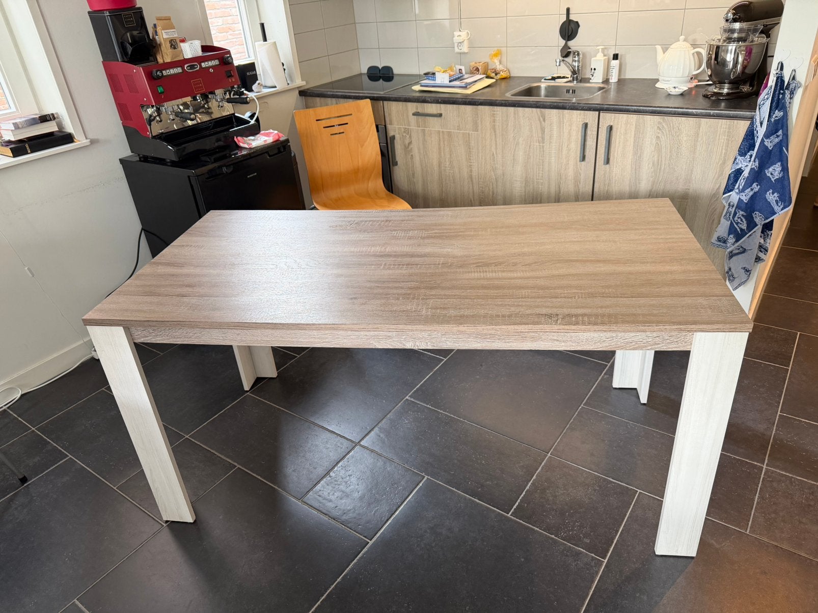 Eet tafel, Ophalen, Gebruikt, 50 tot 100 cm, Vier personen