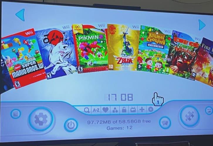 Nintendo Wii met spelen, Ophalen of Verzenden, Zo goed als nieuw, Met 1 controller, Met games