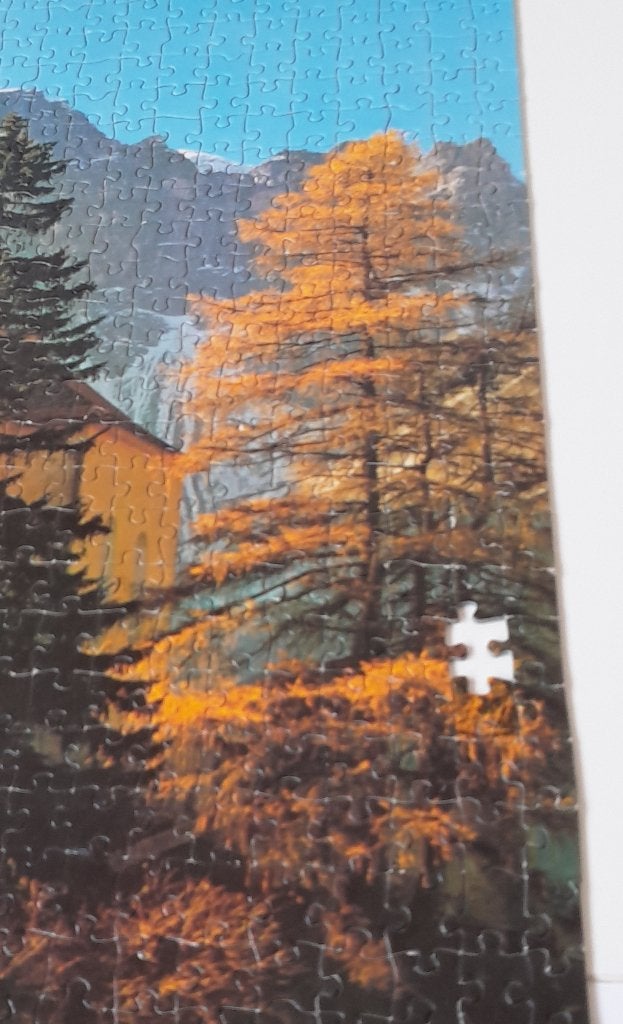Berglandschap puzzel 3332 stukjes (Schmid) - kopen of ruilen, Ophalen of Verzenden, Meer dan 1500 stukjes, Gebruikt, Legpuzzel