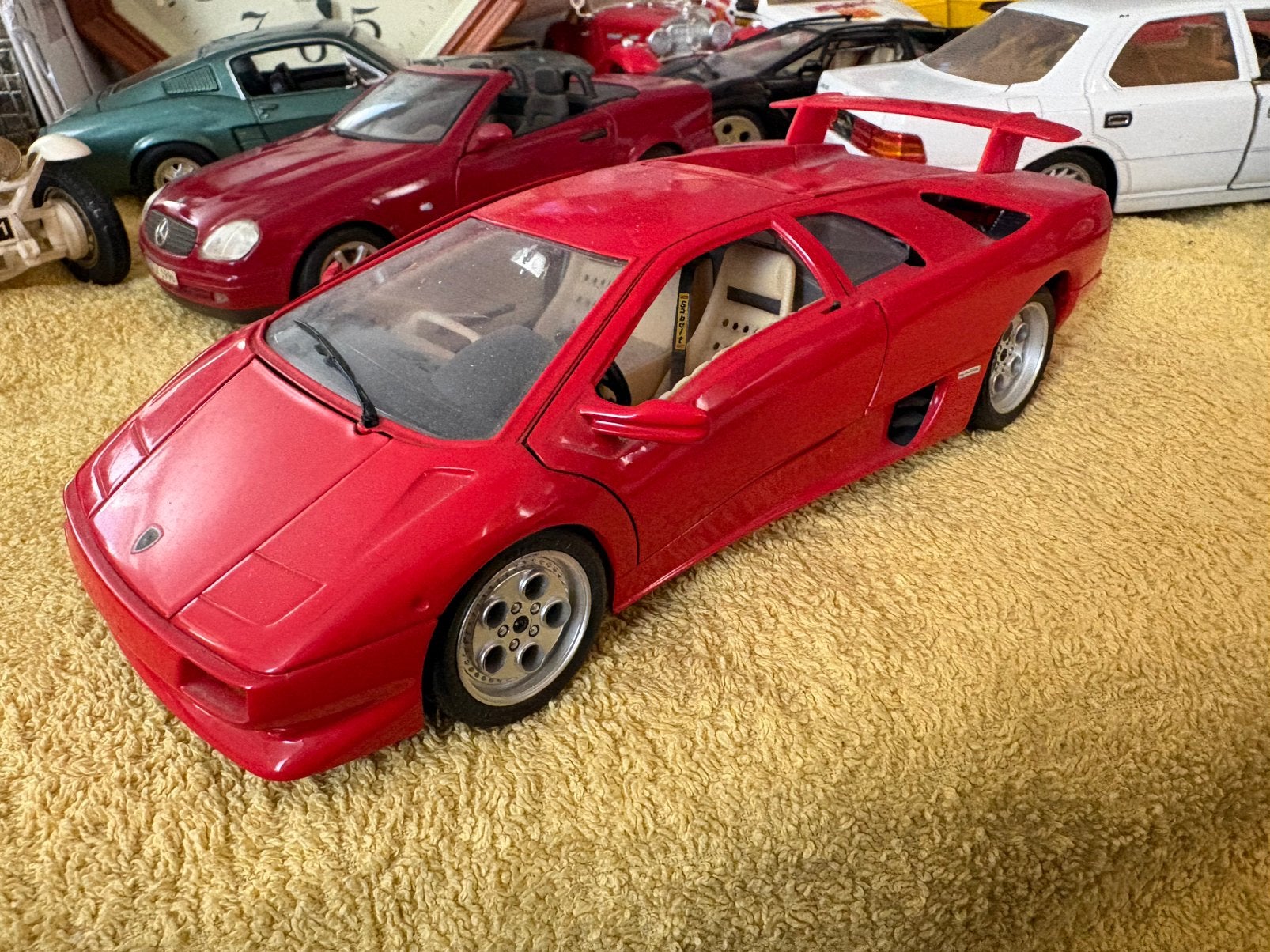 Lamborghini.  DIABLO.   1990.   Burago, Ophalen of Verzenden, Zo goed als nieuw, Bburago