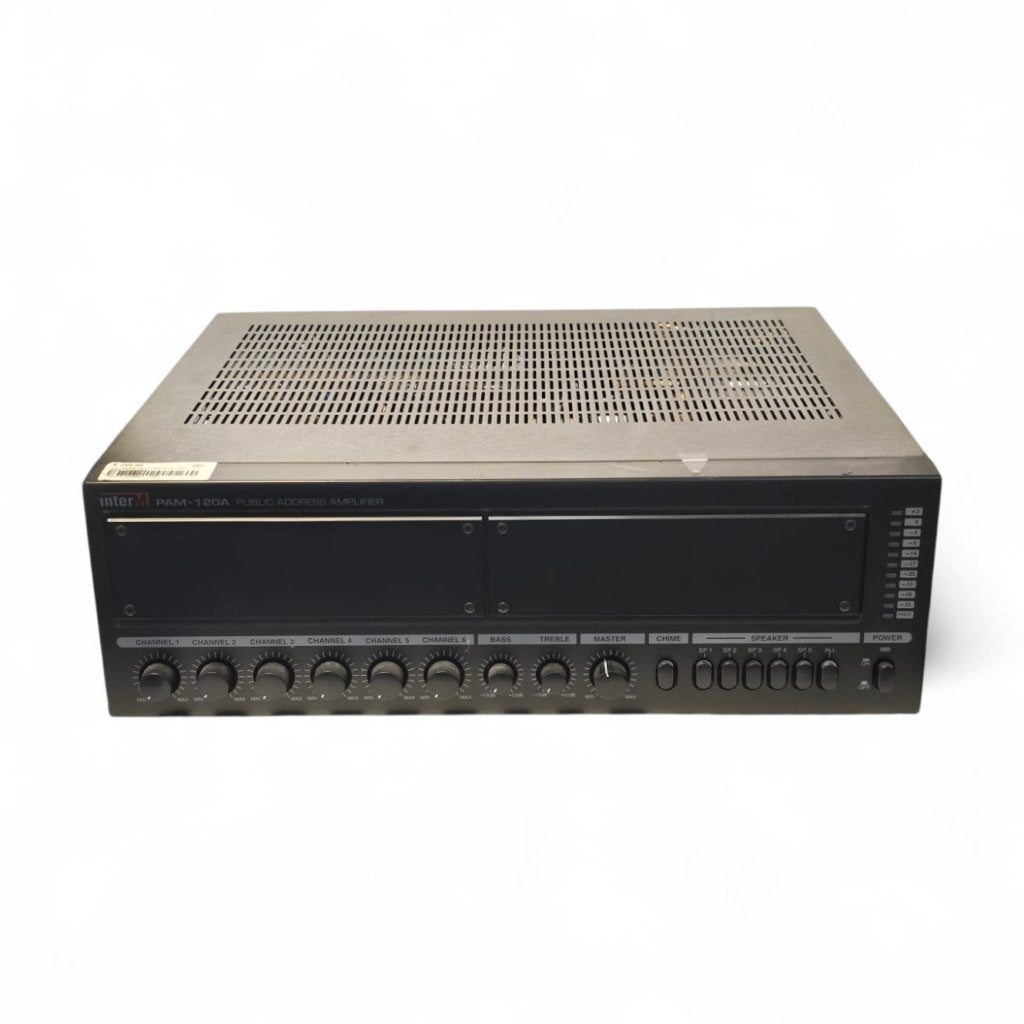 INTER-M PAM-120 Mixer/Versterker Black | Nette Staat, Flex Ltd., Gebruikt, https://flex.com/contact-us, Nobelstraat 10, 5807 GA Oostrum LB, Limburg, Nederland