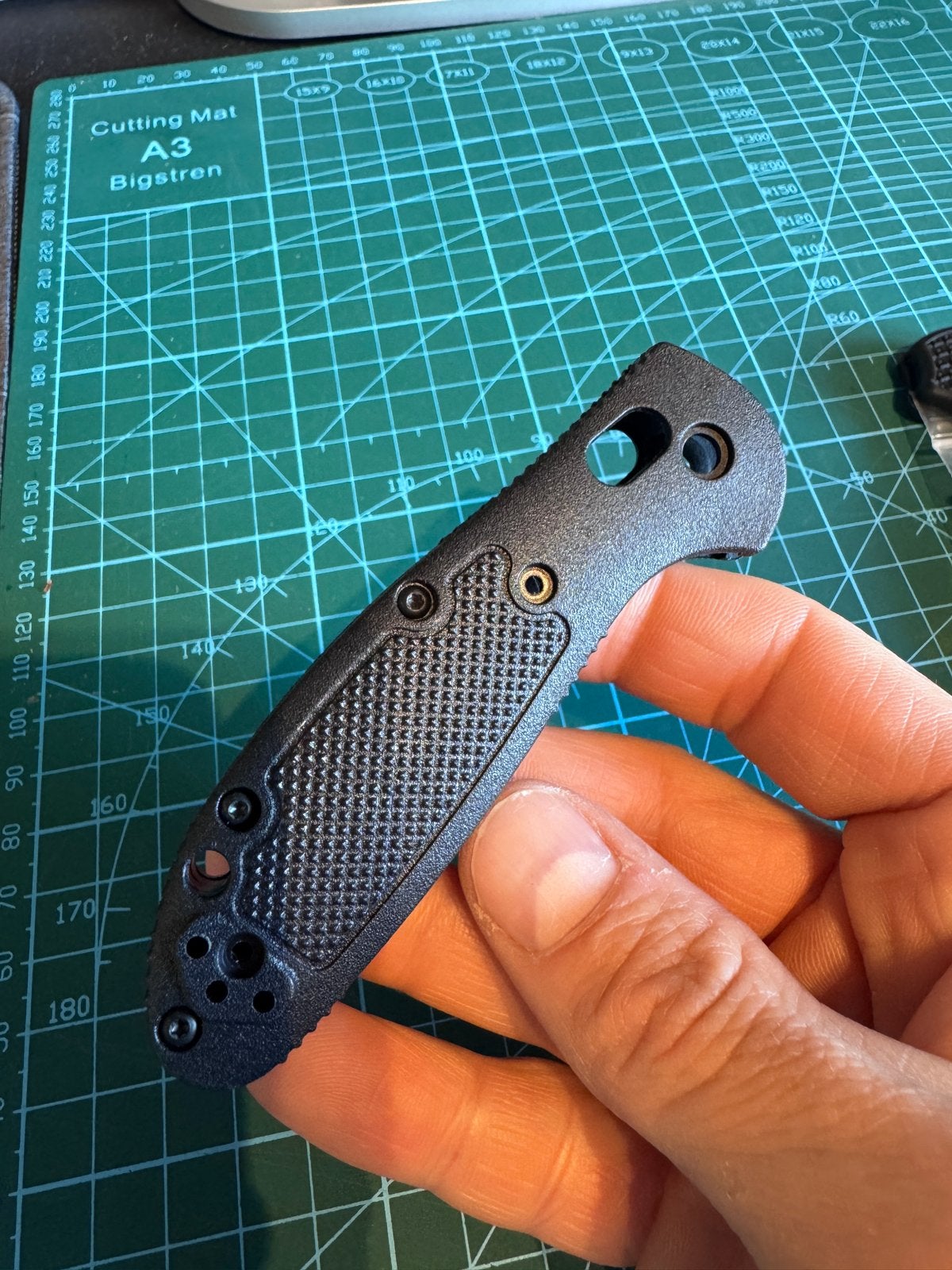 Benchmade Mini Griptilian Grivory Scales Zwart + Schroeven, Ophalen of Verzenden, Nieuw