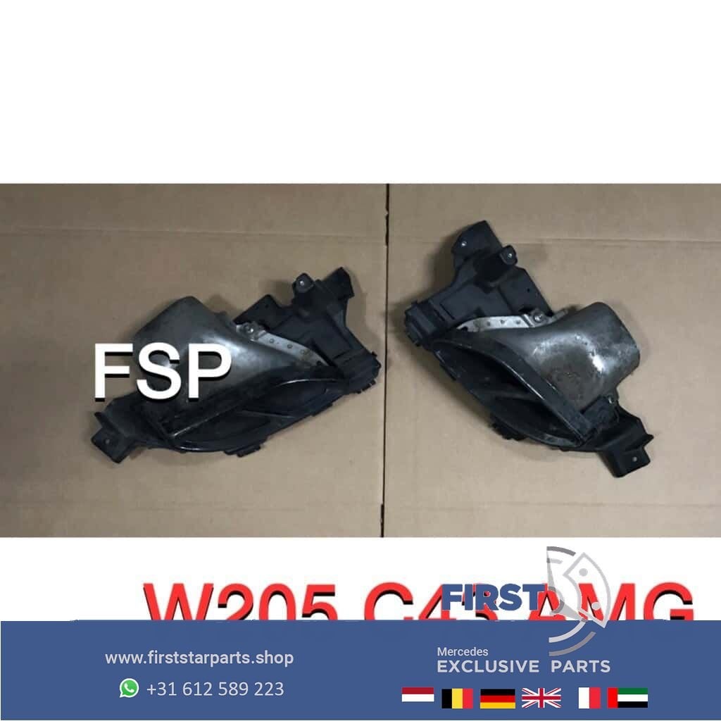 W205 C43 AMG uitlaat sierstuk Mercedes C Klasse 2014-2019 ui, Auto diversen, Tuning en Styling, Ophalen of Verzenden, -, -, -