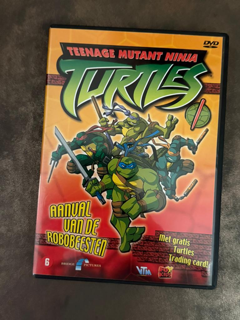 Teenage Mutant Ninja Turtles: Aanval van de Robobeesten DVD, Cd's en Dvd's, Avontuur, Gebruikt, Alle leeftijden, Ophalen of Verzenden