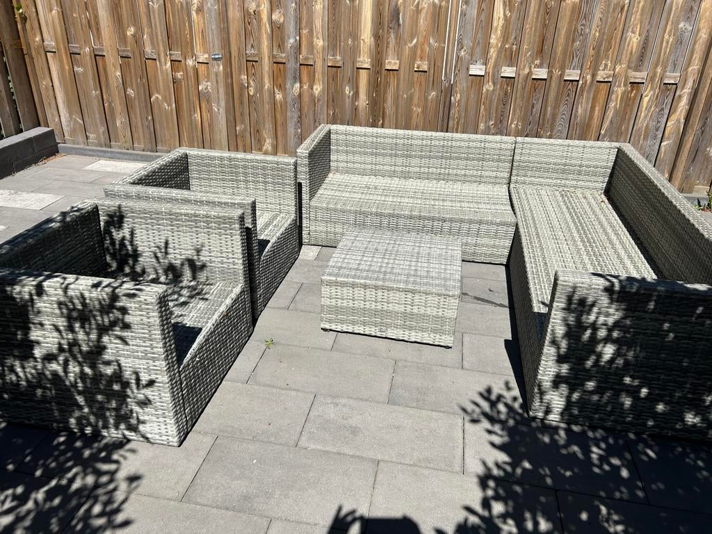 Vinci Loungeset, Ophalen, Kunststof, Loungeset, Bank